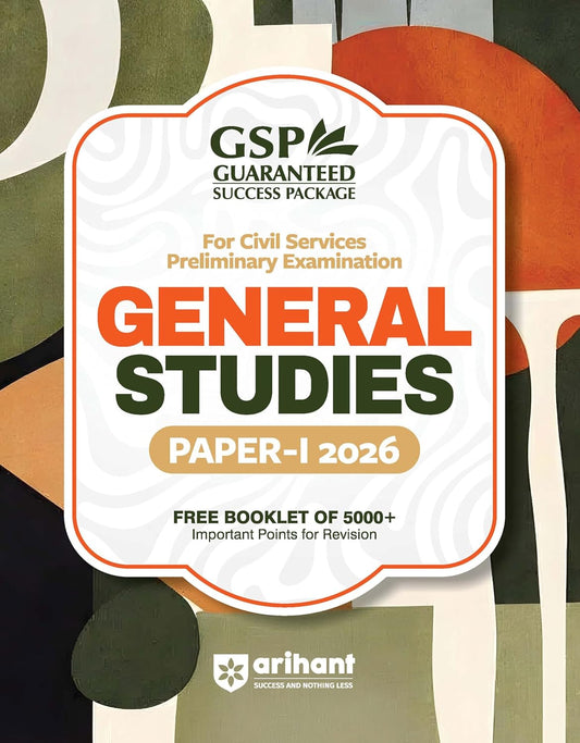 Arihant General Studies Paper-1 2026 | UPSC Preliminary Examination-2026