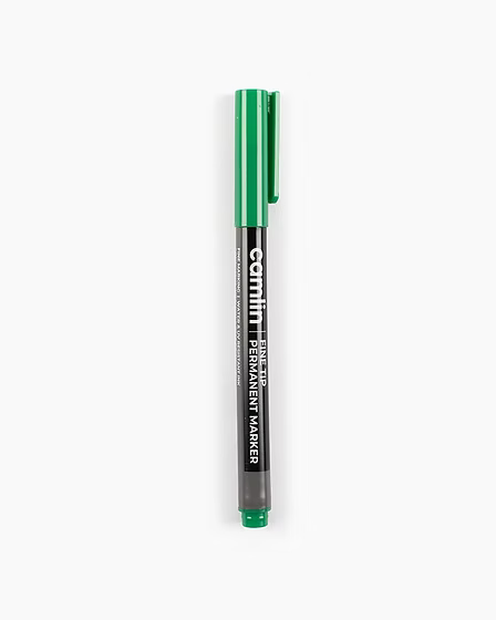 Camlin Fine Tip CD Permanent Markers-GREEN