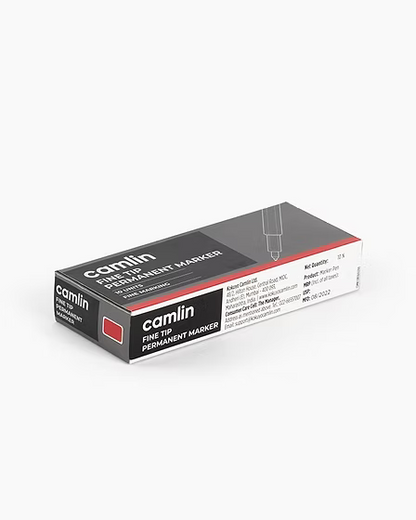 Camlin Fine Tip CD Permanent Markers-RED
