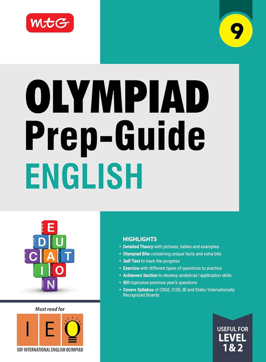 MTG Olympiad Prep-Guide Class 9 English (IEO) - Detailed Theory