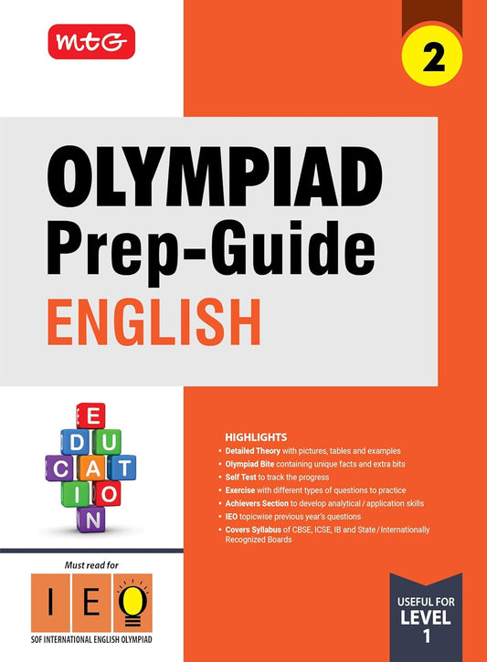 MTG Olympiad Prep-Guide Class 2 English (IEO)