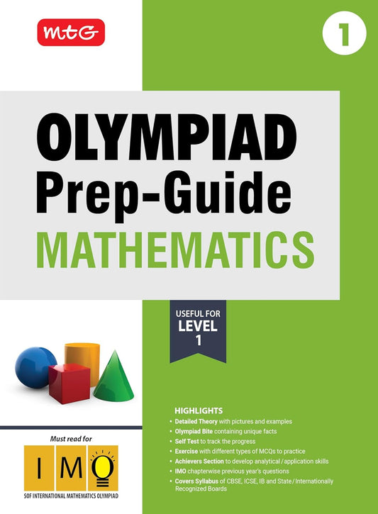MTG Olympiad Prep-Guide Class 1 Mathematics (IMO) - Detailed Theory