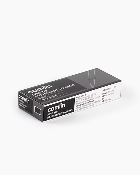Camlin Fine Tip CD Permanent Markers-BLACK