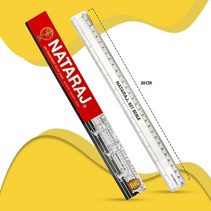 Nataraj Scale, 30 cm - Pack of 10