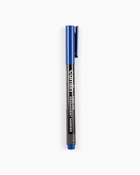 Camlin Fine Tip CD Permanent Markers-BLUE