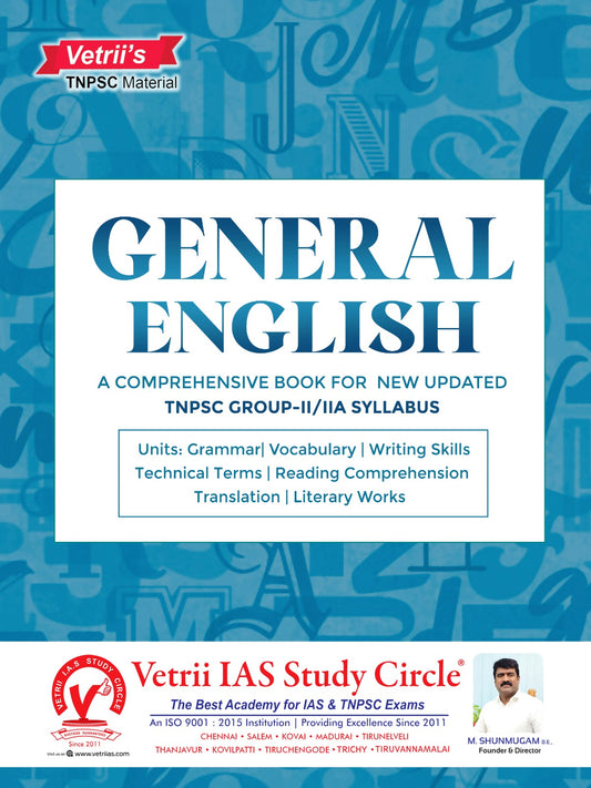 VETRI-GENERAL ENGLISH for TNPSC Exams