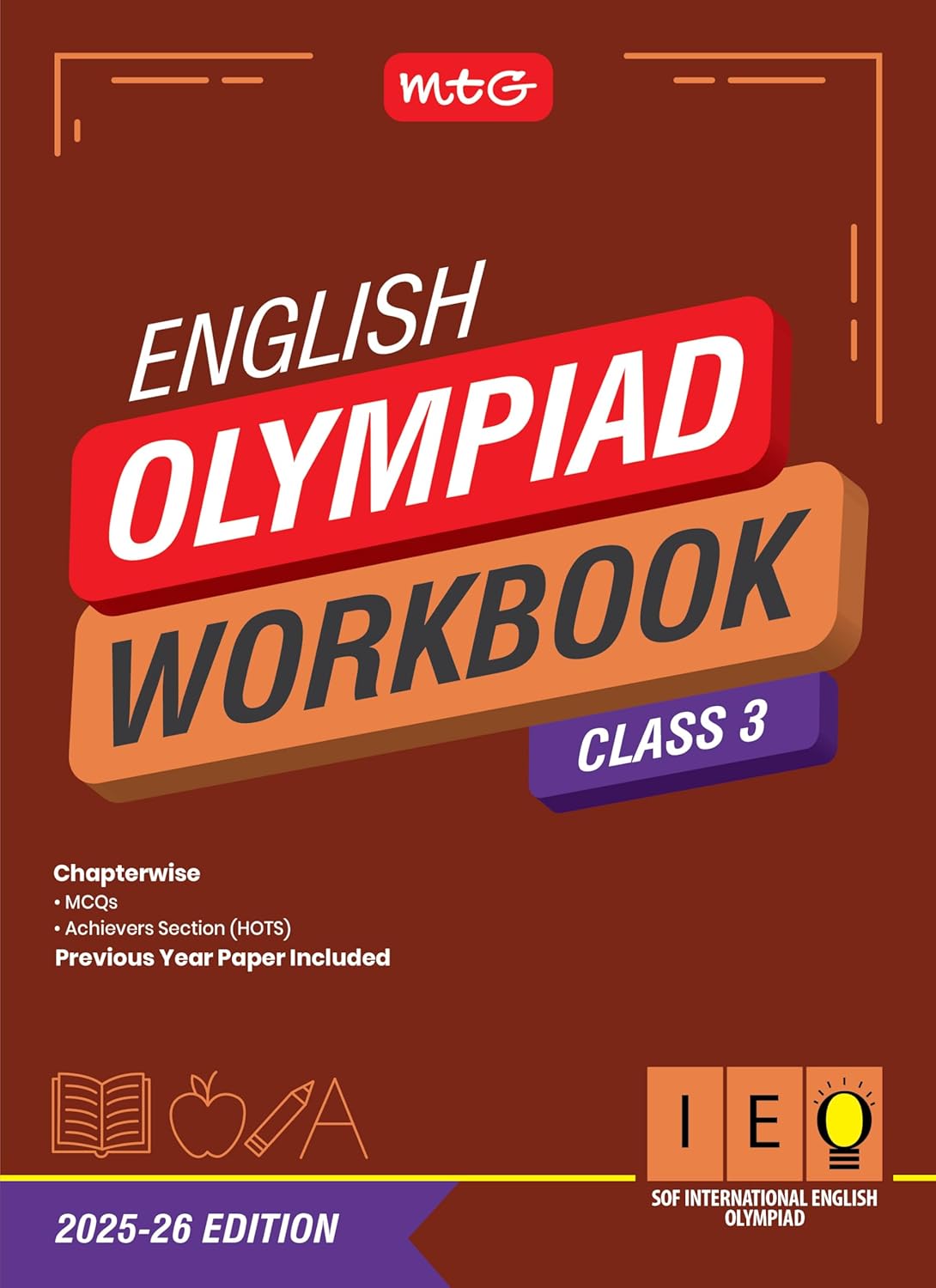 MTG International English Olympiad (IEO) Workbook Class 3