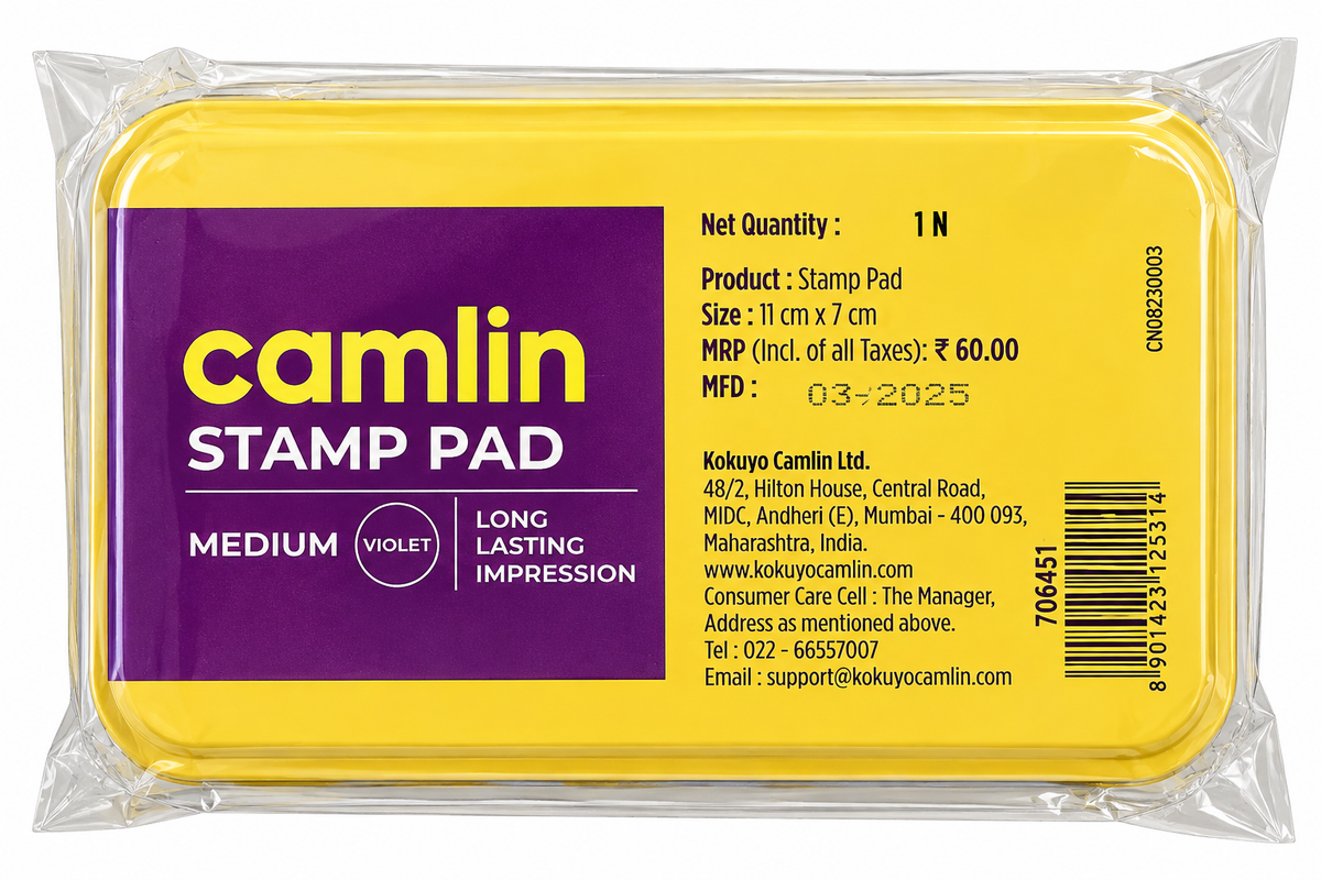 Camlin Medium Violet Stamp Pad