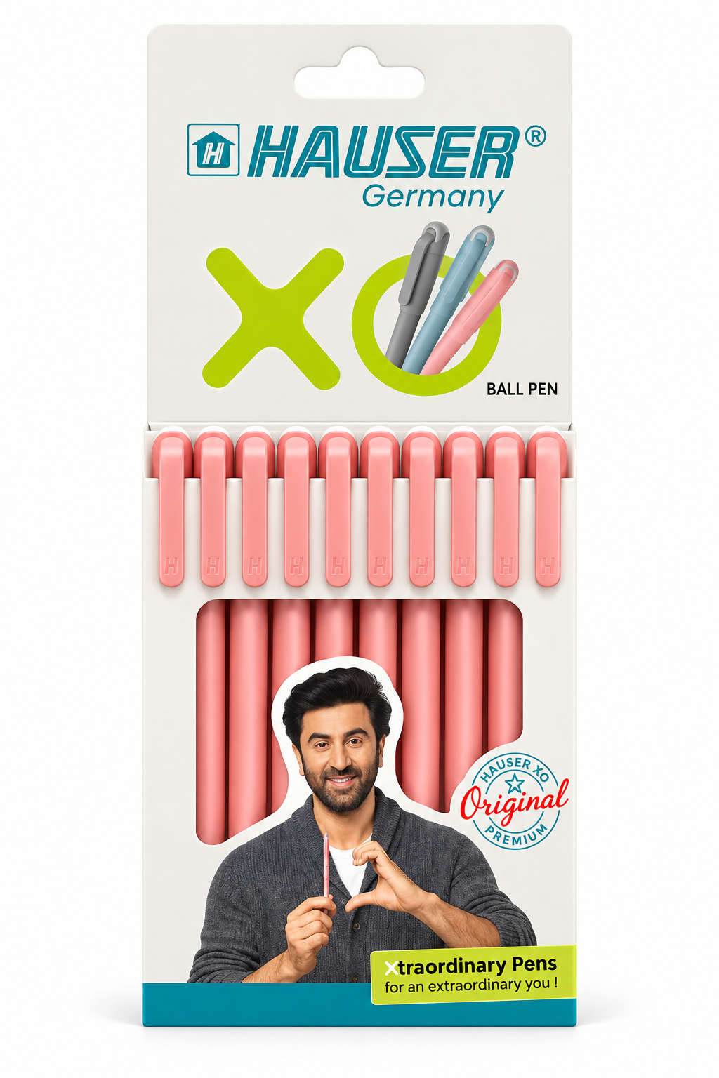 Hauser XQ Original Premium Ball Pen – Pack of 10
