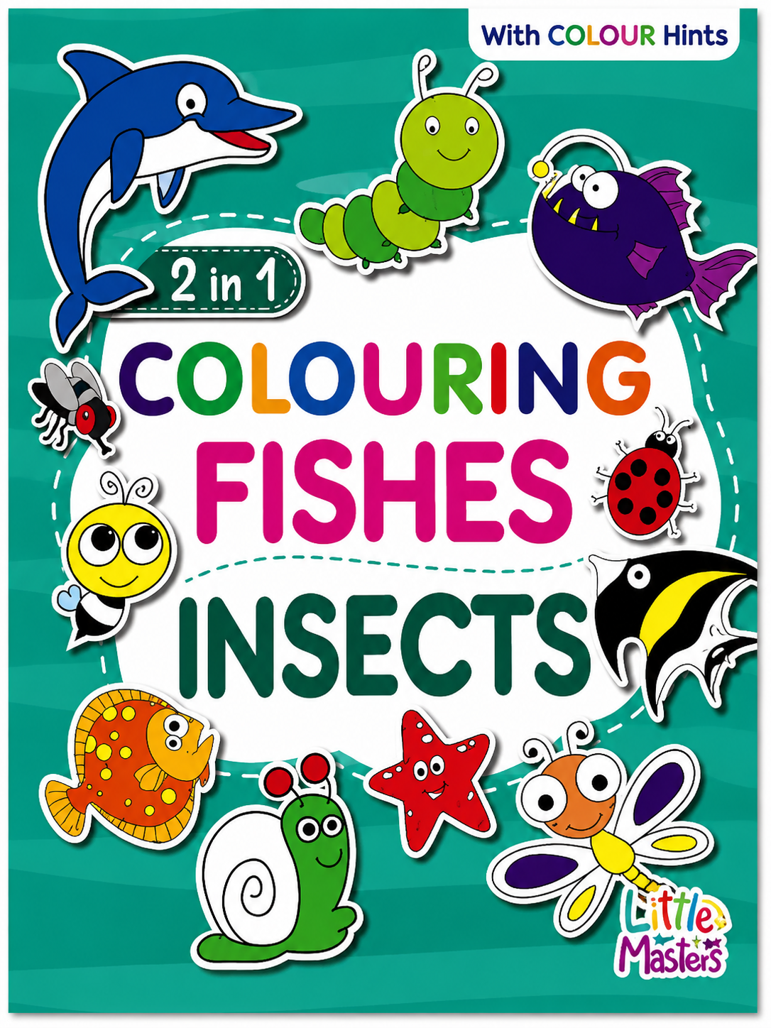 Little Masters 2 in 1 Colouring – Fishes & Insects