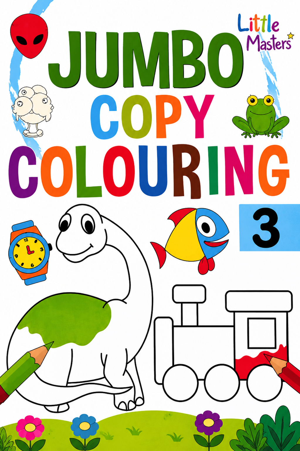 Little Masters Jumbo Copy Colouring – 3
