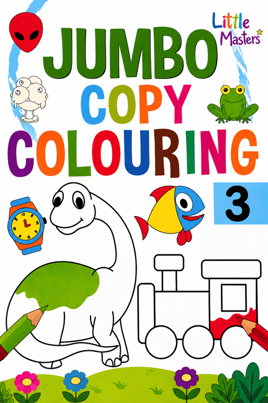 Little Masters Jumbo Copy Colouring – 3