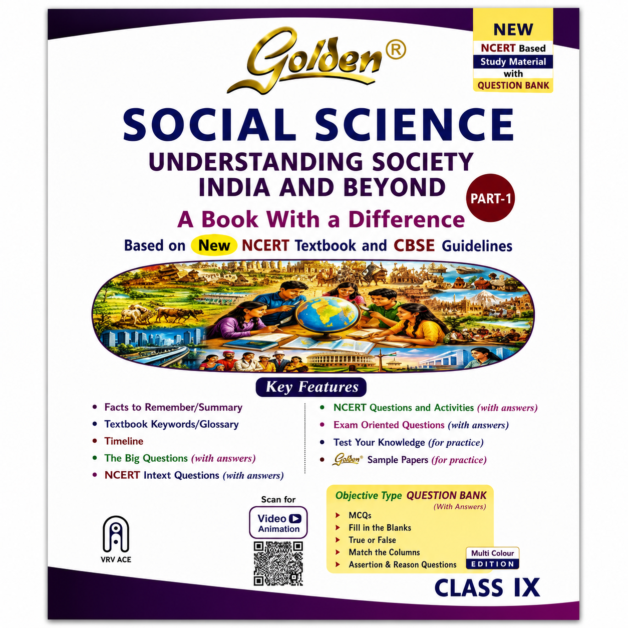 Golden Social Science – Understanding Society: India and Beyond (Part-1), Class 9
