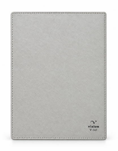 2027 Premium Executive Diary with Button Closure – Grey & Black