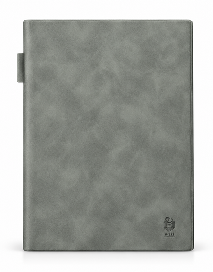 2027 Customizable Premium Executive Diary – Grey & Dark Grey