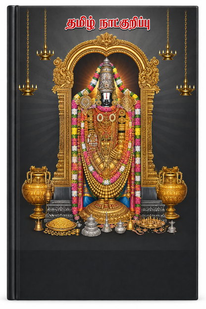 Tamil Panchangam Diary 2027 – B5 Size, Ruled Pages