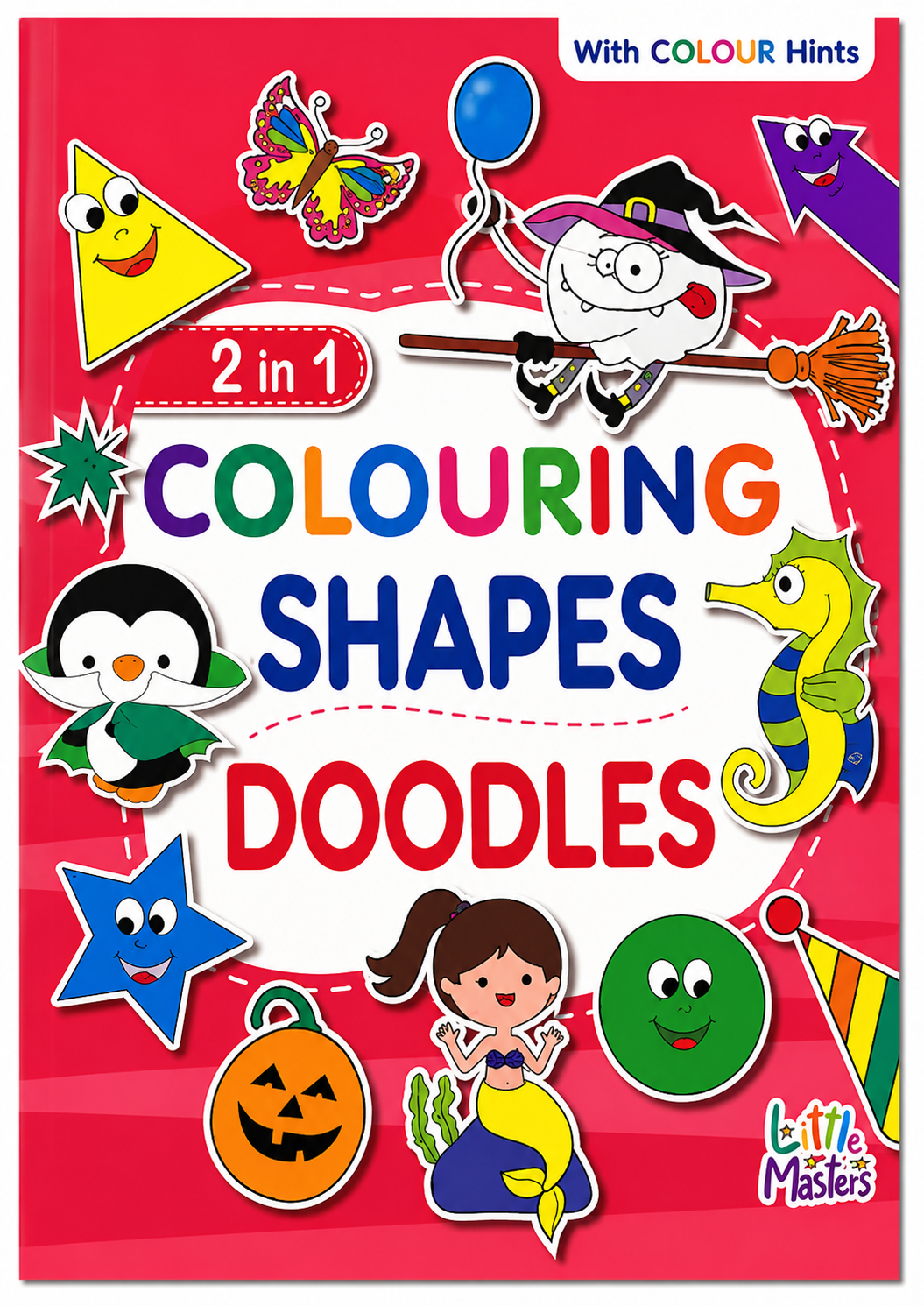 Little Masters 2 in 1 Colouring – Shapes & Doodles