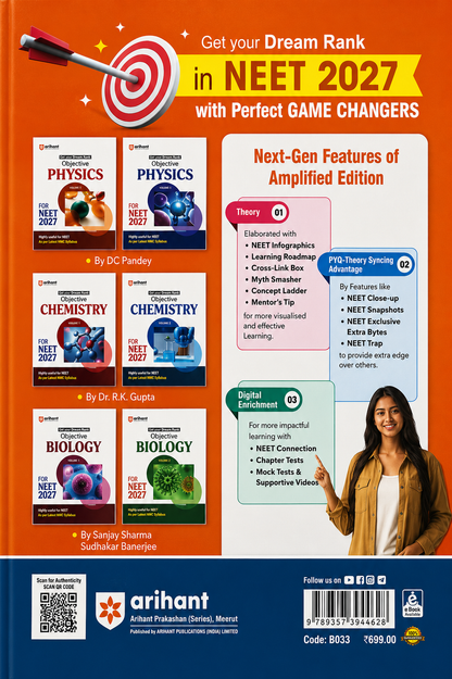 Objective Physics Volume 1 for NEET 2027 | Medico Achiever’s Series | D.C. Pandey | Arihant
