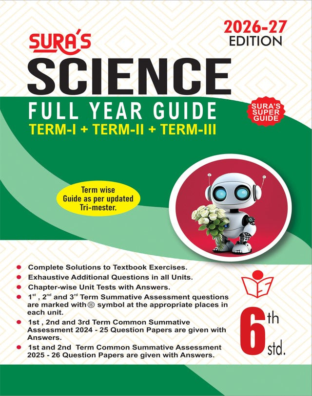 6th standard science guide English medium Sura PCB