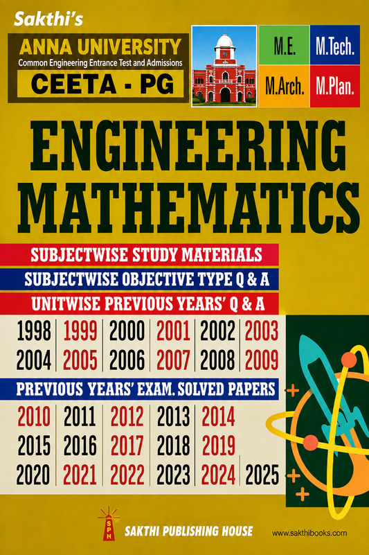 CEETA-PG Engineering Mathematics – Sakthi’s Guide