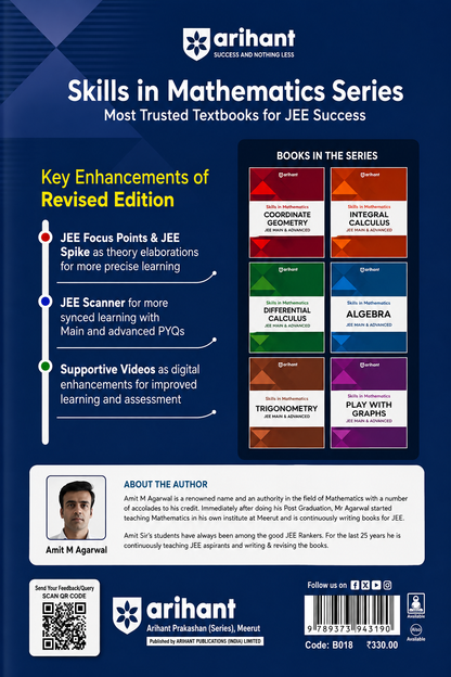 Skills in Mathematics Vectors & 3D Geometry for JEE Main & Advanced | Theory & Practice Milestones | JEE Focus Points | PYQ Scanners | Amit M. Agarwal | Arihant