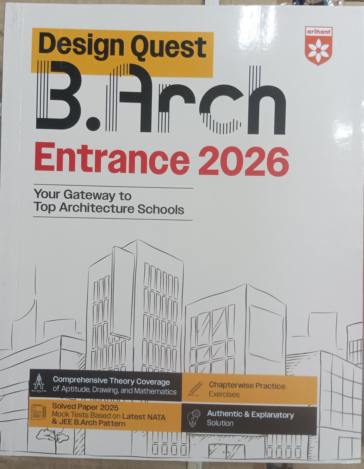 Design Quest B.Arch Entrance 2026 Book | Arihant Study Guide for NATA & JEE B.Arch Preparation