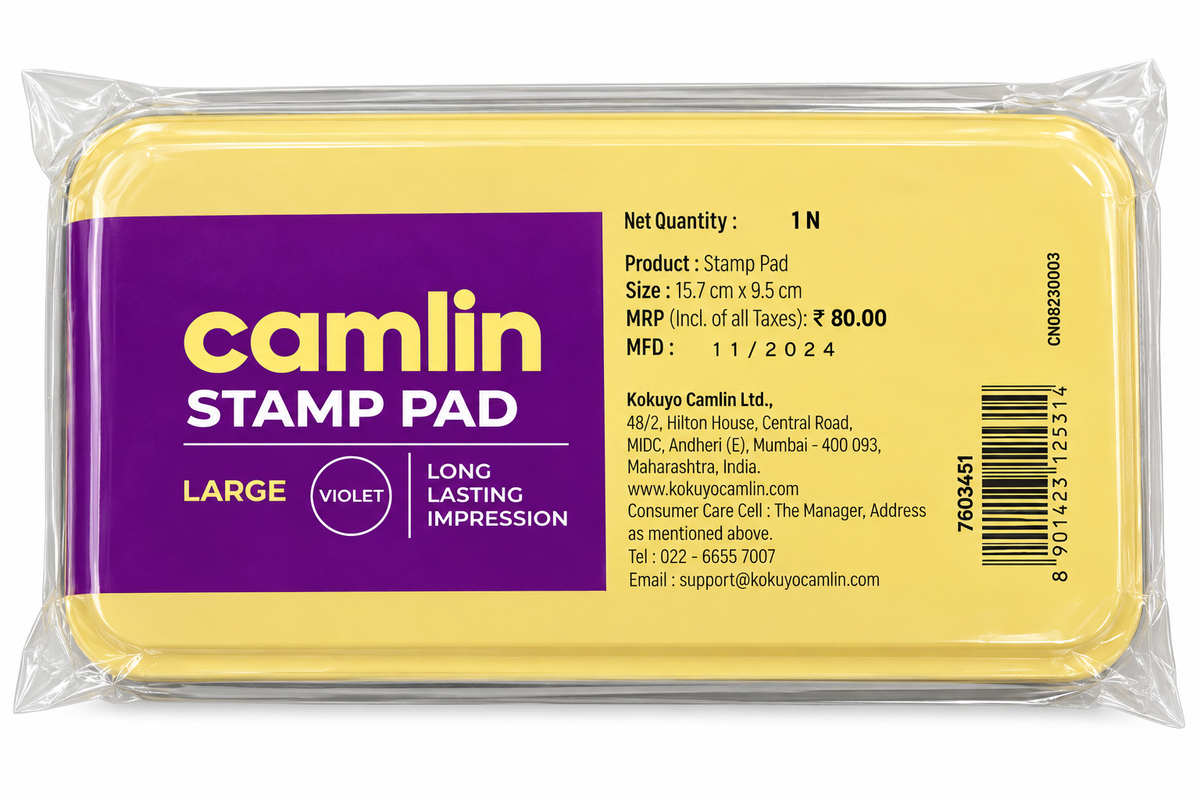 Camlin Large Violet Stamp Pad