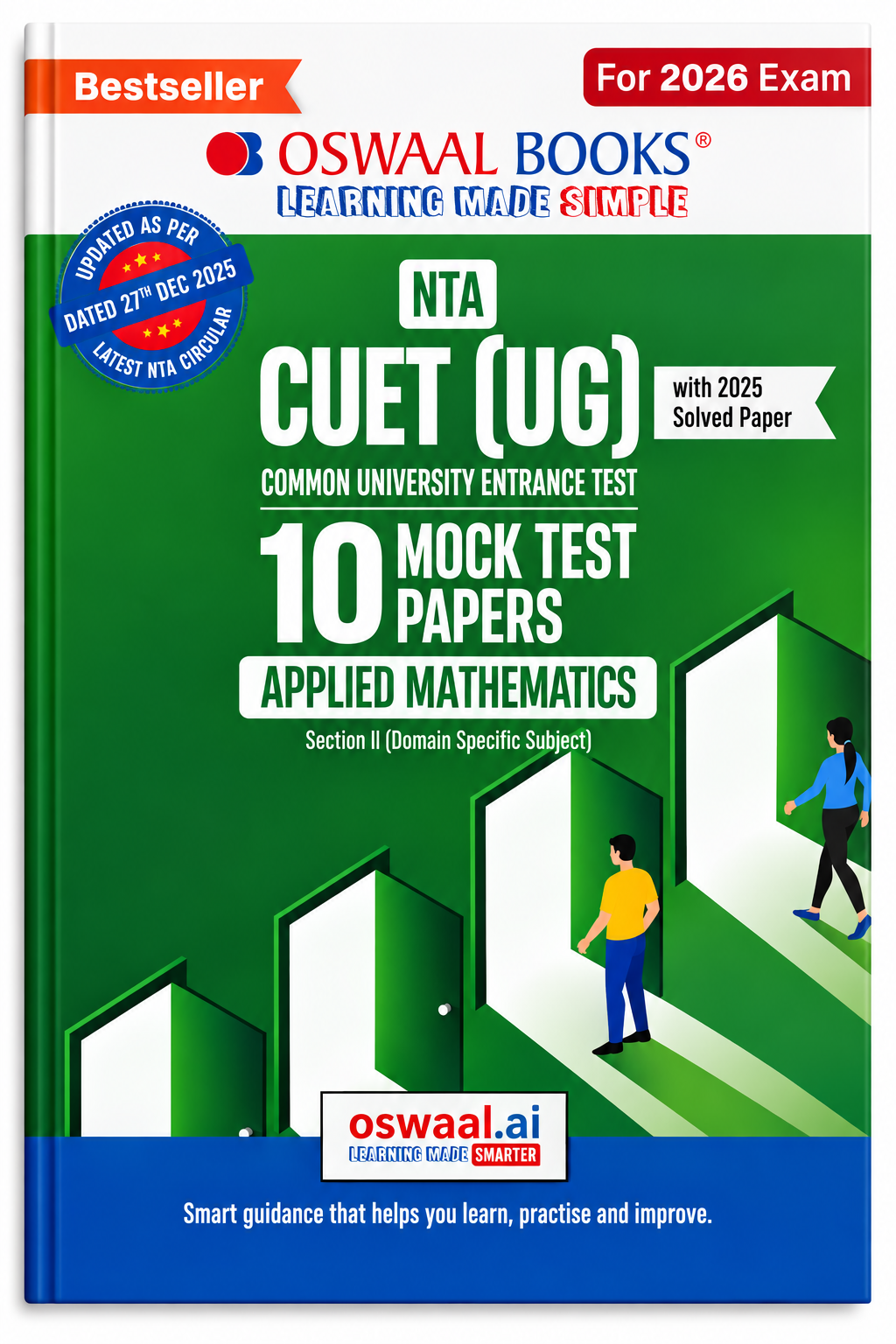 NTA CUET (UG) 10 Mock Test Papers – Applied Mathematics | For 2026 Exam