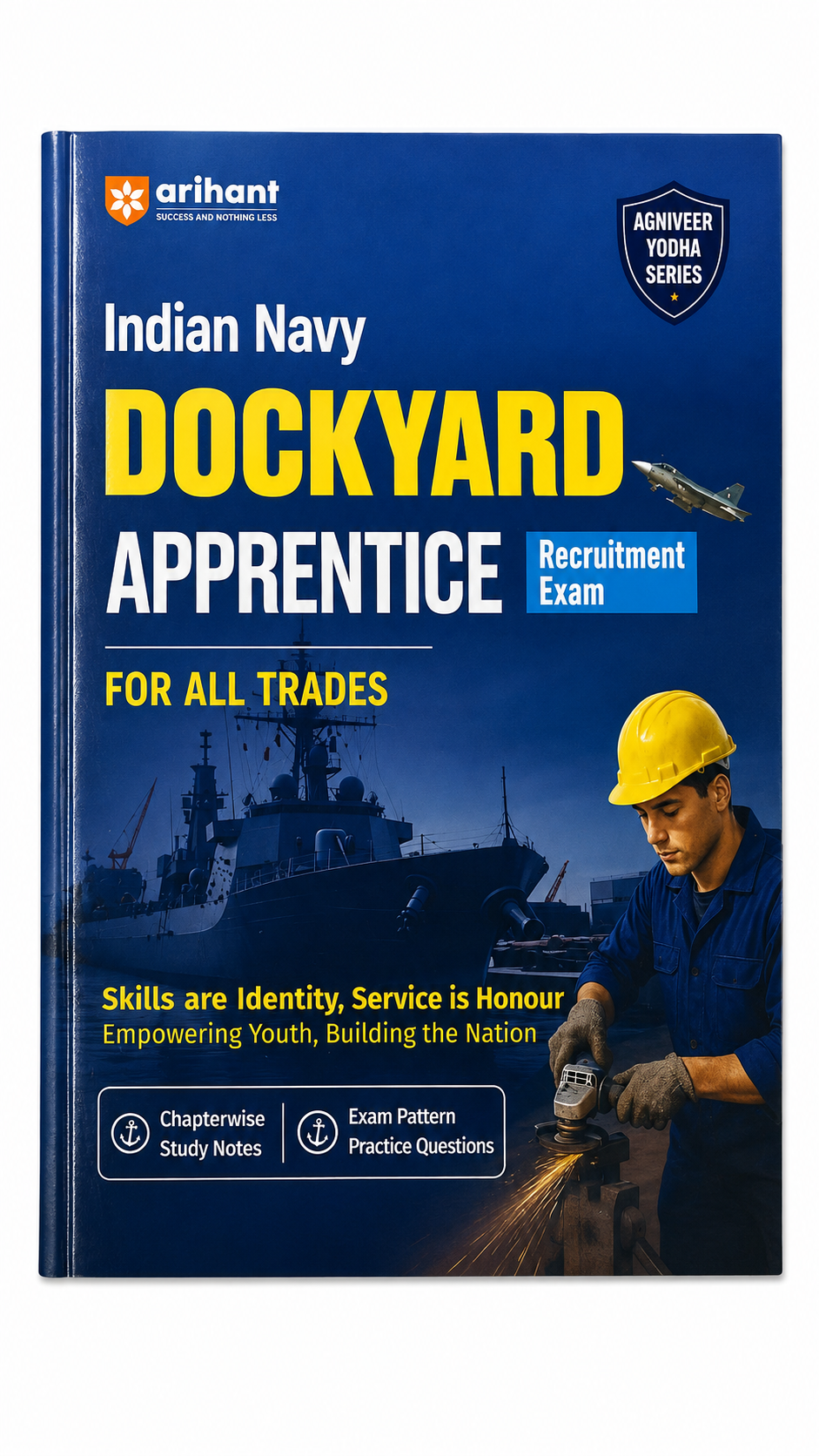 Indian Navy Dockyard Apprentice Recruitment Exam 2026 | All Trades | Chapterwise Study Notes & Practice Questions | Arihant