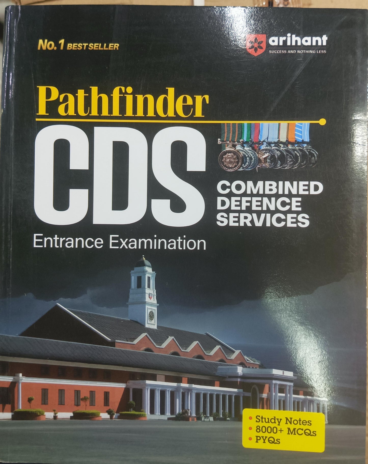 Arihant Pathfinder CDS Combined Defence Services Entrance Examination preparation book with MCQs and PYQs