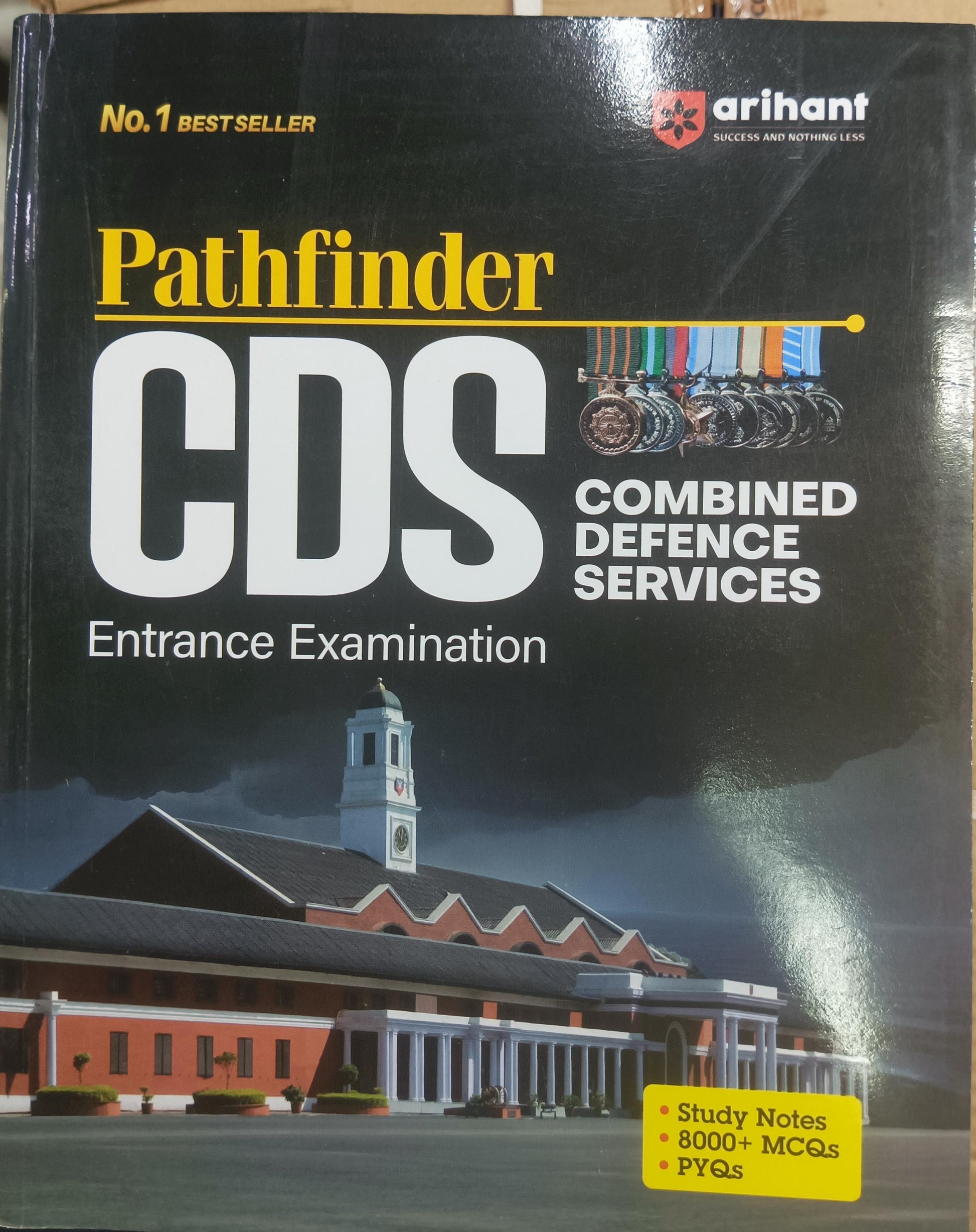 Arihant Pathfinder CDS Combined Defence Services Entrance Examination preparation book with MCQs and PYQs