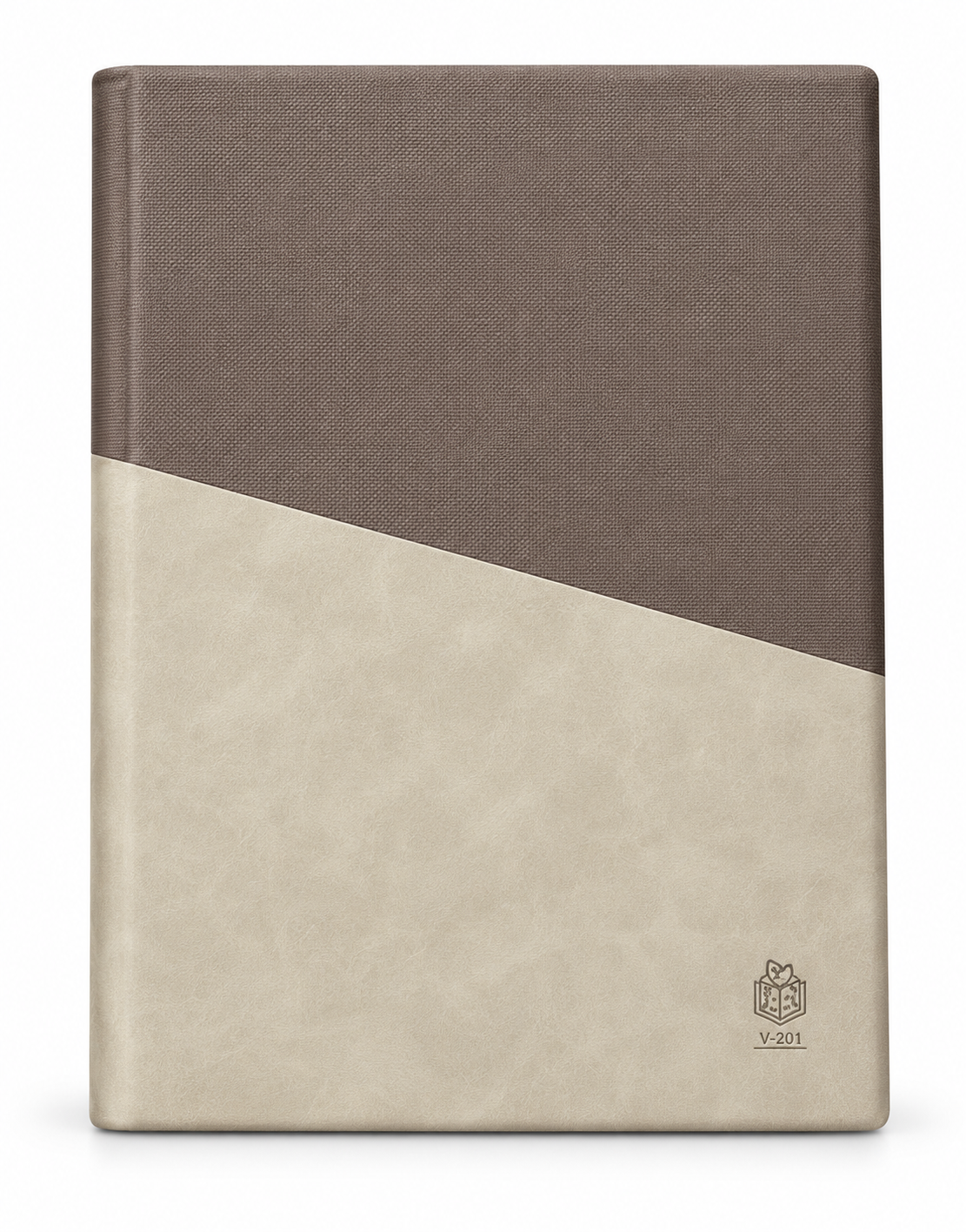 2027 Customizable Premium Executive Diary – Brown & Beige