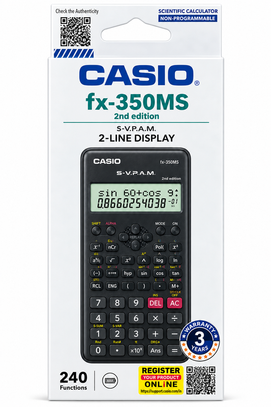 Casio fx-350MS 2nd Edition Scientific Calculator