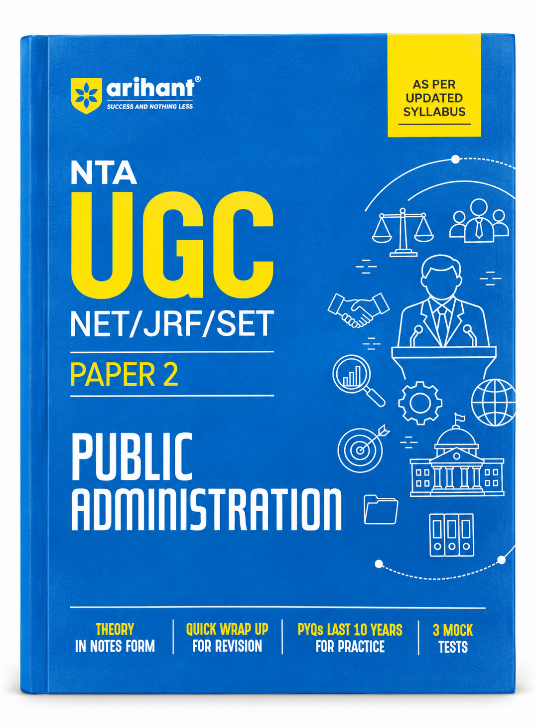 NTA UGC NET/JRF/SET Paper 2 Public Administration – Arihant | Updated Syllabus