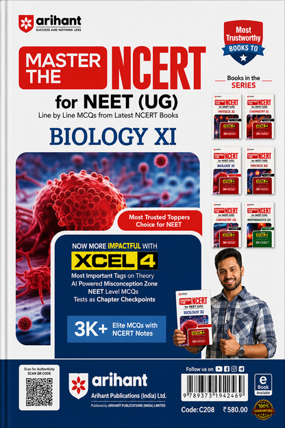 Master the NCERT for NEET (UG) Biology XI | Line by Line MCQs from Latest NCERT Books | Arihant