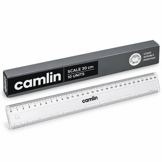 Camlin Scale 30 cm | Pack of 10 Units