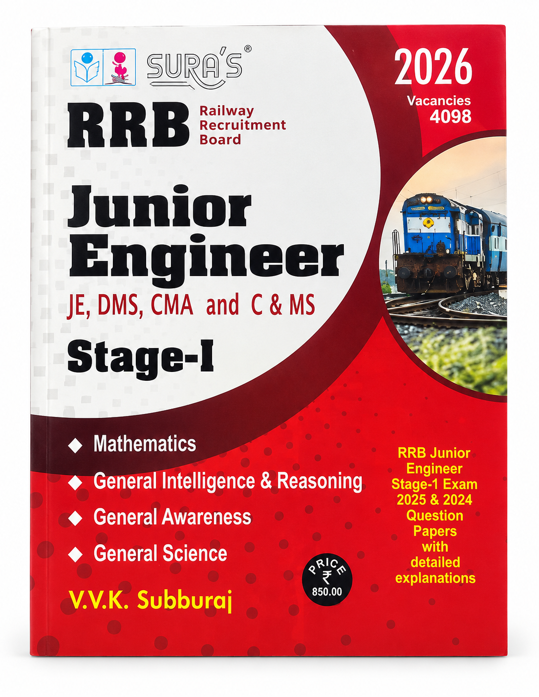 SURA'S RRB Junior Engineer Stage-I for JE, DMS, CMA and C&MS