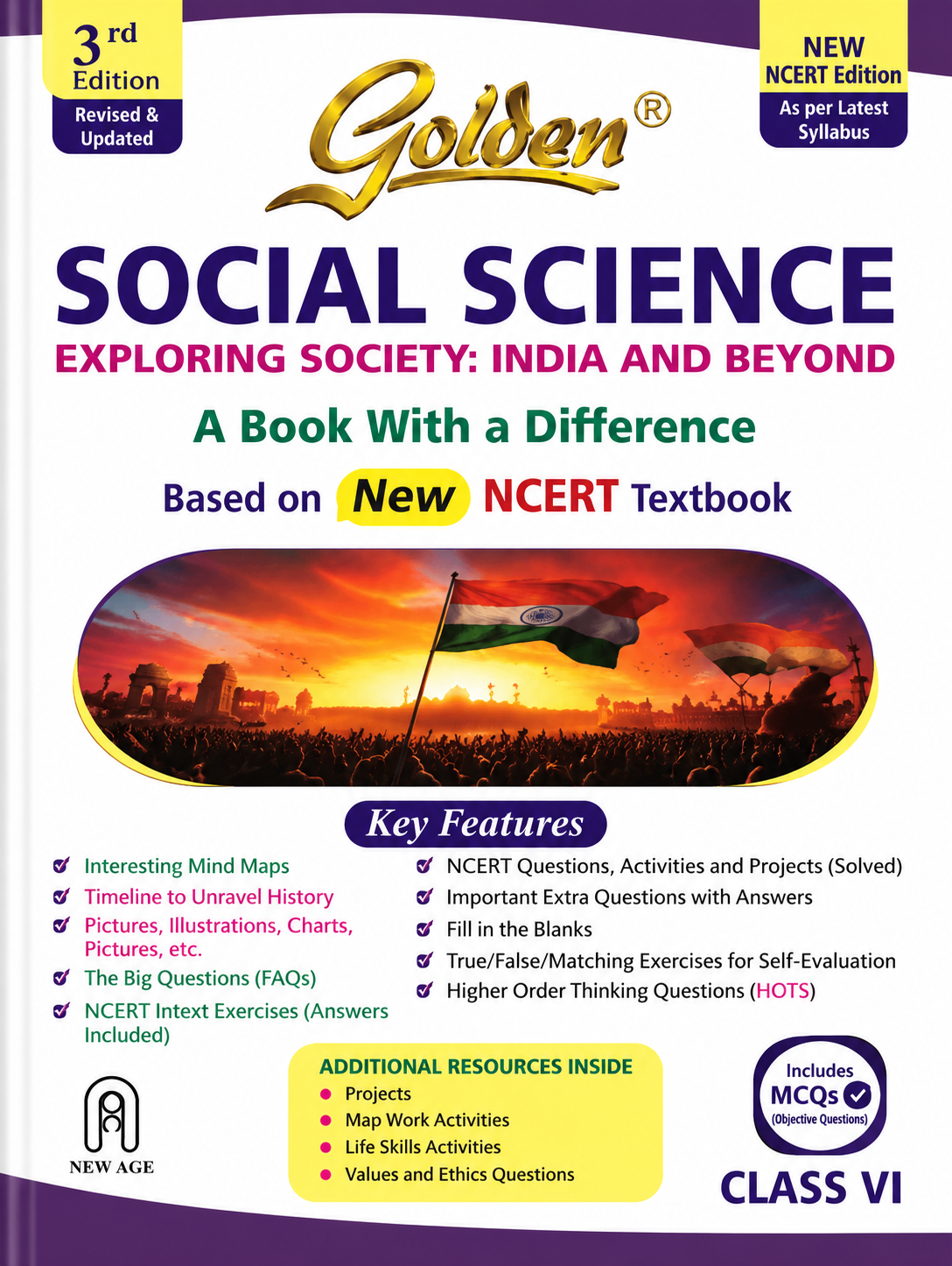 Golden Social Science Class 6 | Based on New NCERT Textbook