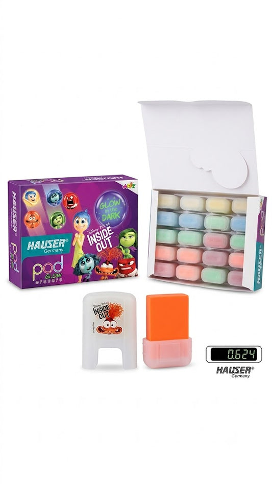 Hauser Pod Glow Erasers | Disney Pixar Inside Out | Pack of 20