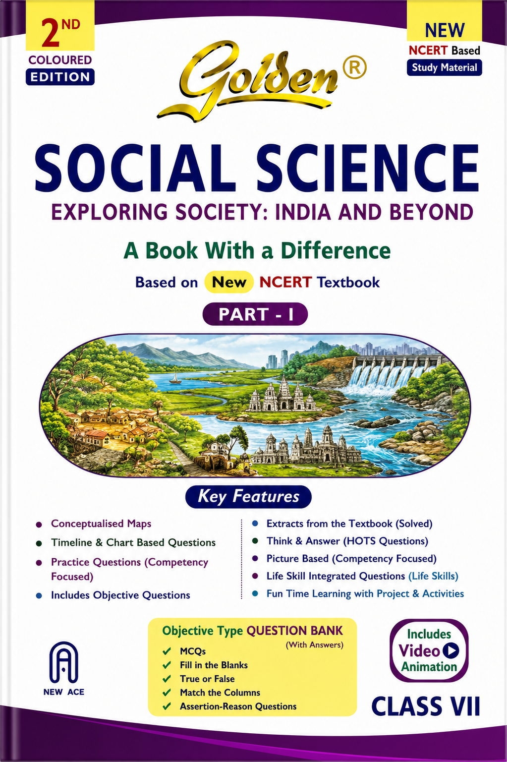 Golden Social Science – Exploring Society: India and Beyond, Class 8