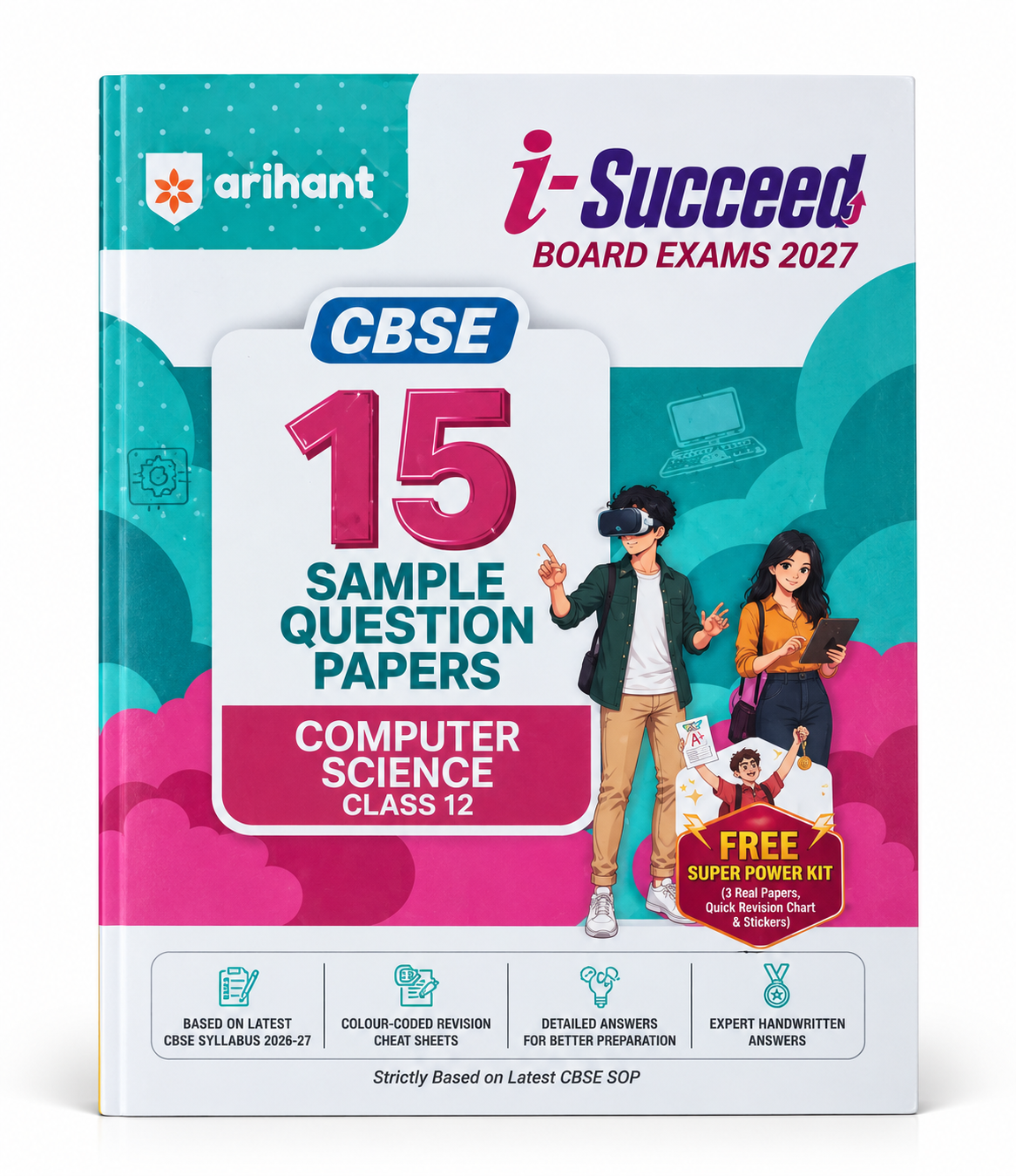 Arihant i-Succeed CBSE Class 12 Computer Science 15 Sample Question Papers 2027 book cover