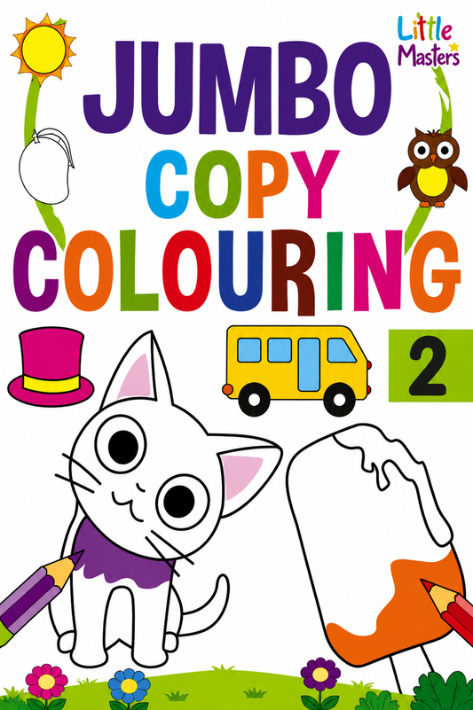 Little Masters Jumbo Copy Colouring – 2