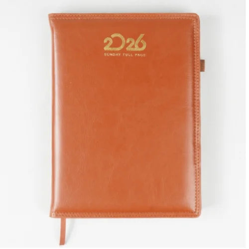 Diary 2026 | Foam & Thermo Pu Diaries V-206 | Monthcut Sunday full page