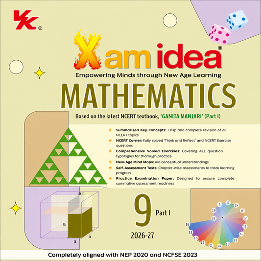 Xam Idea Mathematics – Class 9 Part 1 (2026–27)