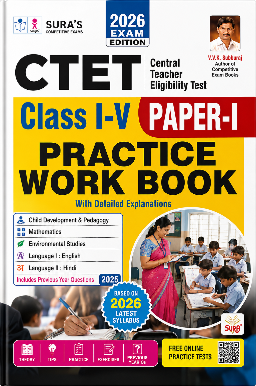 CTET 2026 Class I–V Paper-I Practice Work Book | Detailed Explanations