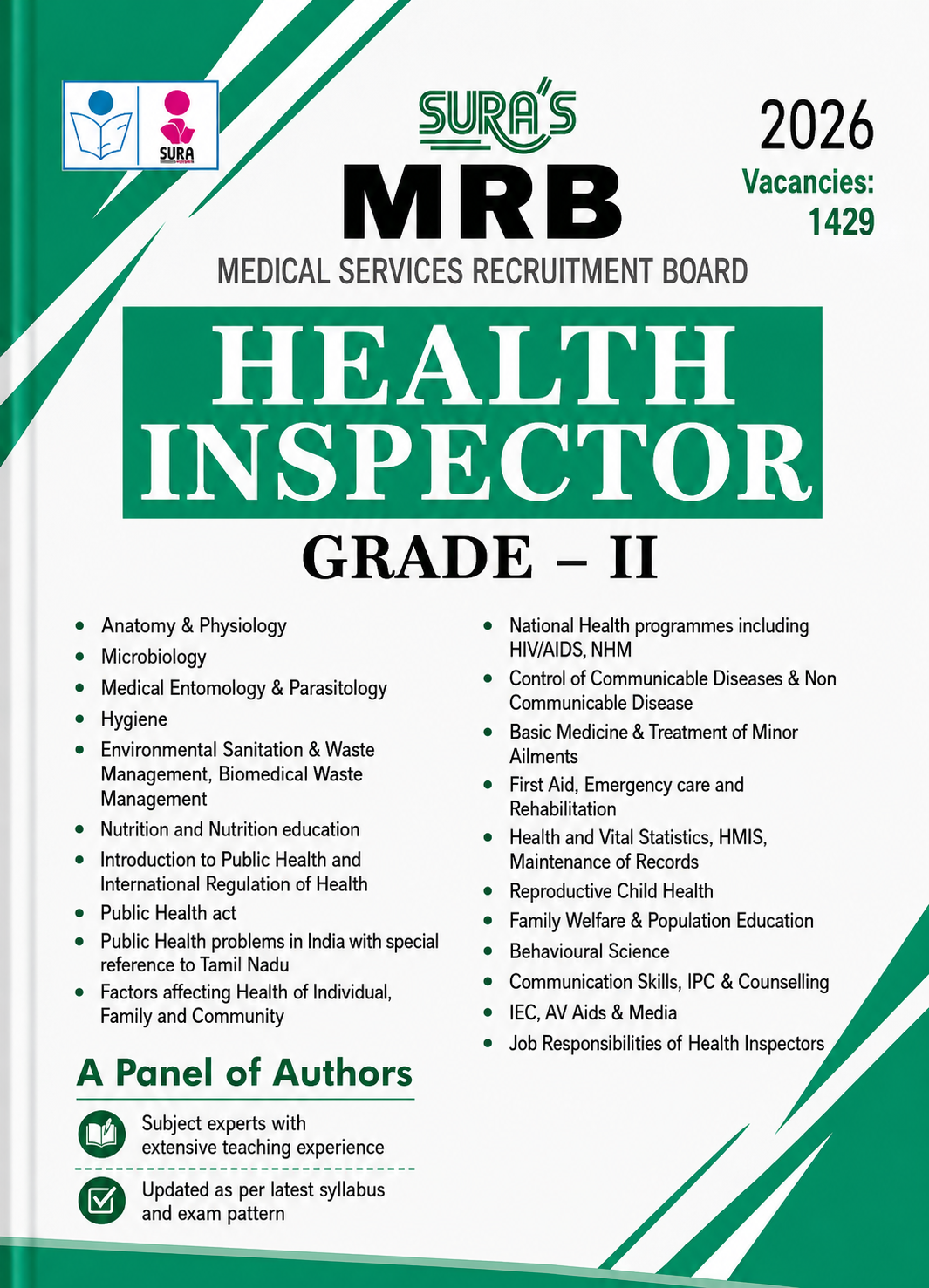 Sura’s MRB Health Inspector Grade-II 2026