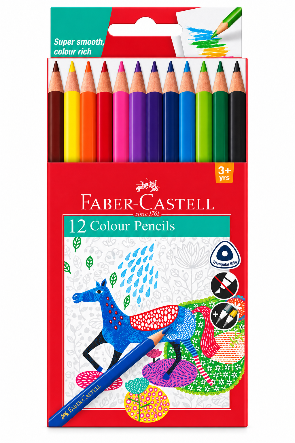 Faber-Castell 12 Colour Pencils