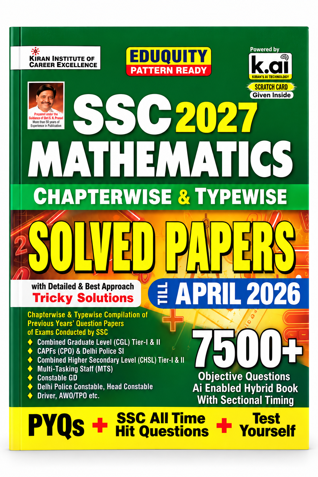 SSC 2027 Mathematics Chapterwise Typewise Solved Papers Eduquity Pattern Ready