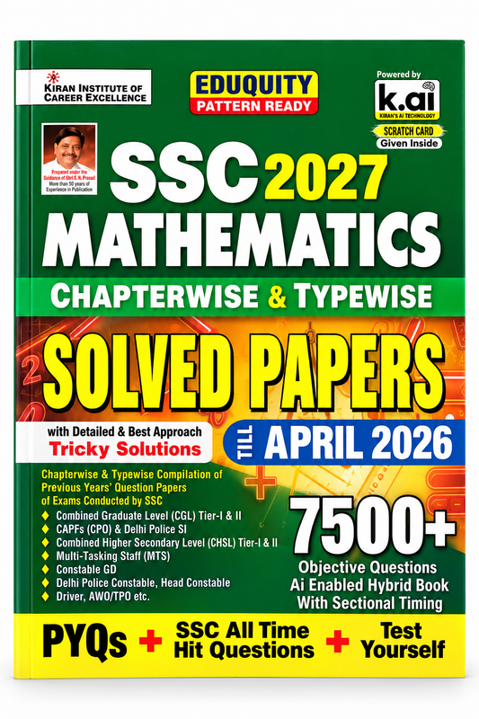 SSC 2027 Mathematics Chapterwise Typewise Solved Papers Eduquity Pattern Ready
