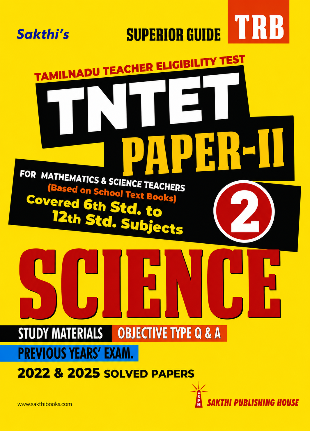 TNTET Paper-II Mathematics & Science Teachers – 2 Book Set